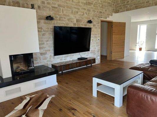 Wohnbereich inkl. Kamin