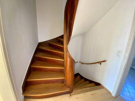 Treppe ins Dachgeschoss