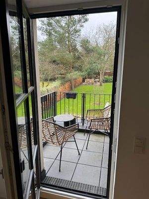 Ausblick in den Garten