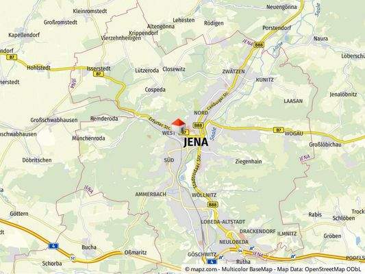 Geolyzer Kartenausschnitt