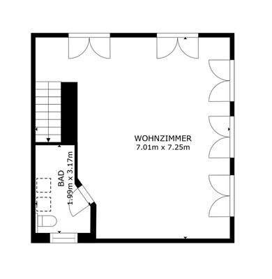 Grundriss Bungalow 2 EG