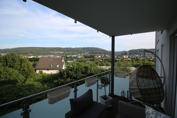 Aussicht vom Balkon