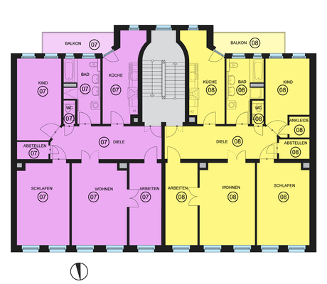 Bei der angebotenen Wohnung handelt es sich um WE07