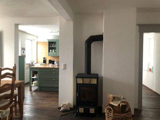 Wohnen-Essen OG - Kamin