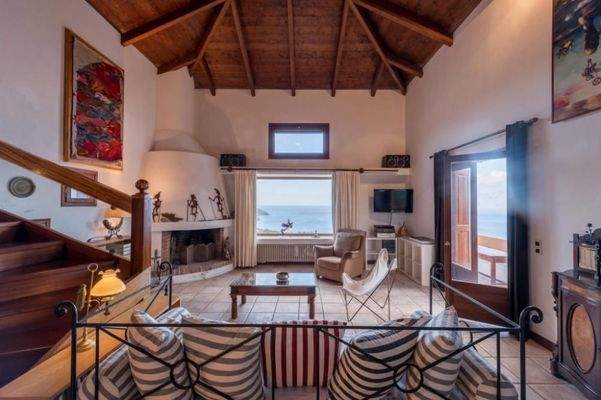 Kreta, Katsikia: Villa und Gästehaus mit fantastischem Ausblick in der Nähe von Agios Nikolaos zu verkaufen