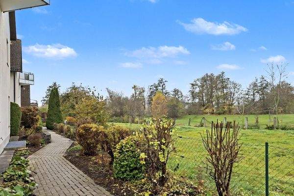 Aussicht hinter dem Haus