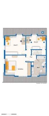 Grundriss Dachgeschoss