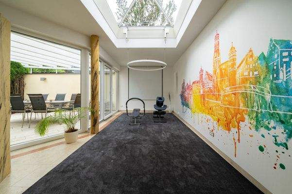 Sauna und Wellnessbereich