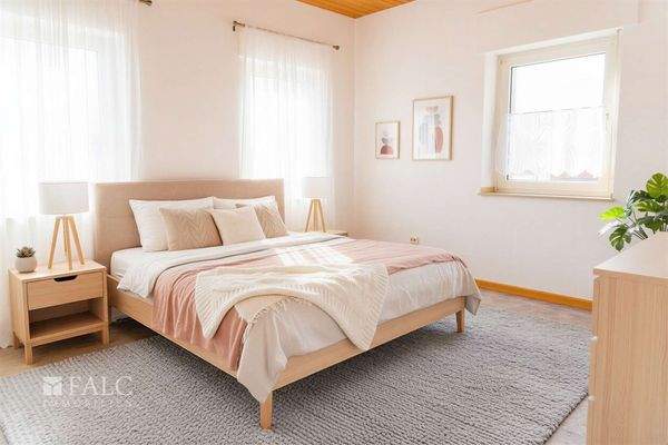 Schlafzimmer - (Einrichtungsbeispiel)