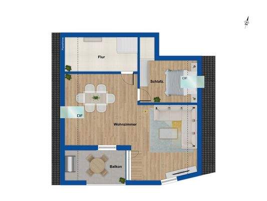 Grundriss Dachgeschoss