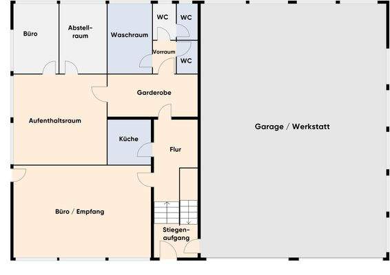 Grundriss ohne Maßstab / Erdgeschoss