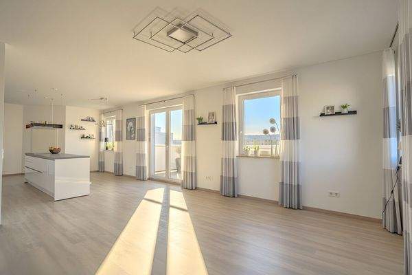 Wohnzimmer digital beräumt