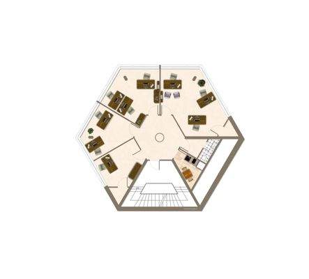 Grundriss Pavillion 1.&2.OG