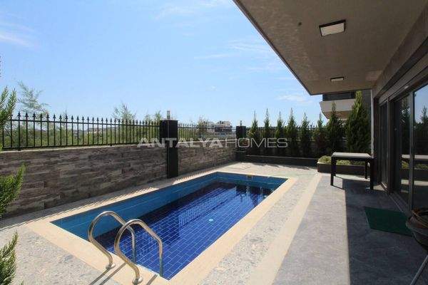 Furnished Duplex House with Pool in Belek Antalya