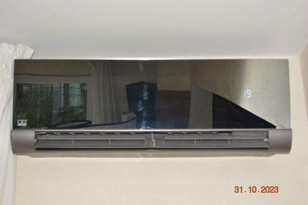 Klimaanlage Glasdesign