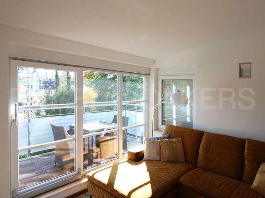 Blick auf den Balkon