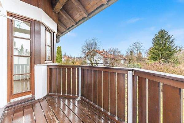 Balkon Kinder- und Arbeitszimmer