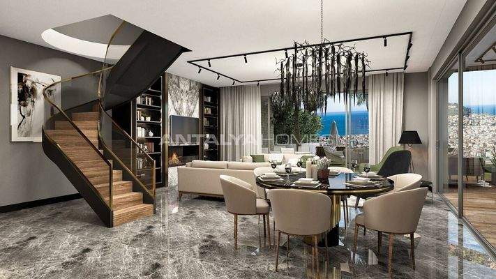 Advantageously Located Apartments in a Complex in Alanya