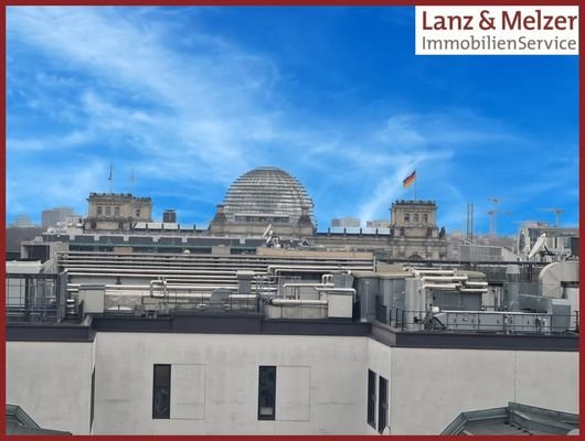 Blick von der Dachterrasse