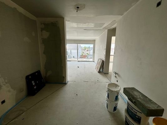 Blick ins Wohnzimmer