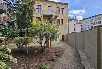 Blick Remise Innenhof