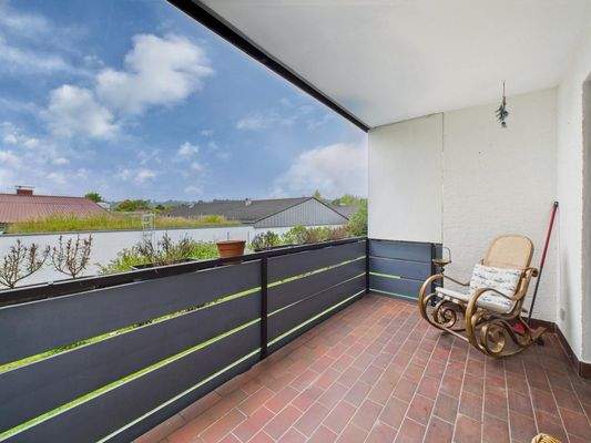 Südbalkon mit Alpenblick
