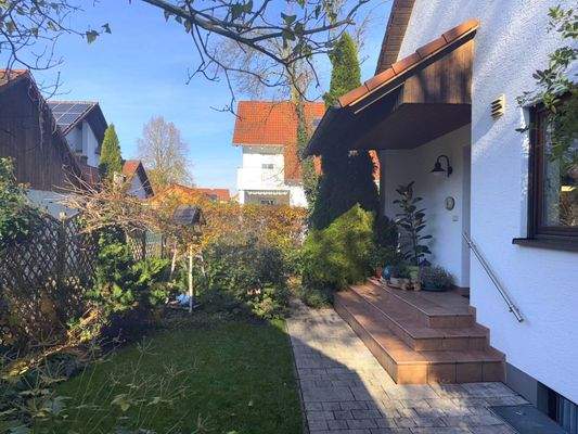 Hauseingang überdacht