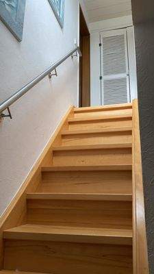 Treppe zum Schlafzimmer