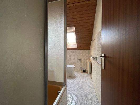 Badezimmer Dachgeschoss