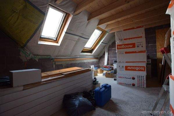 Rohbau im Obergeschoss