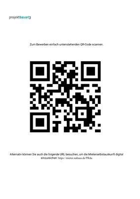 QR CODE Mieterselbstauskunft