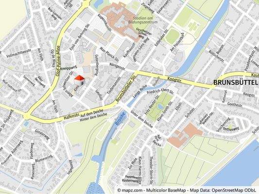 Geolyzer Kartenausschnitt