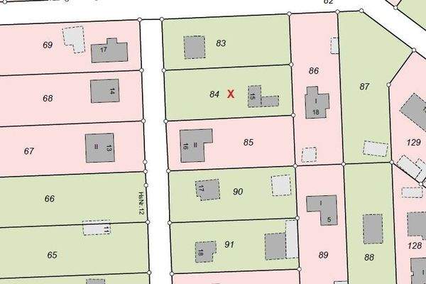 Kartenausschnitt Flurstück