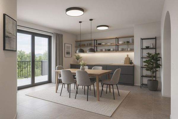 Visualisierung Esszimmer Modern