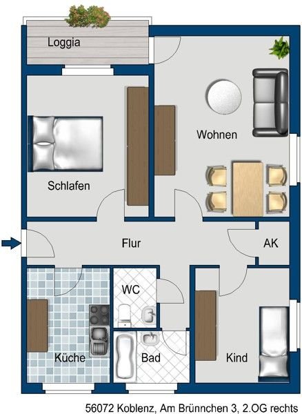 Koblenz Wohnungen, Koblenz Wohnung mieten