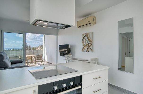 Küche mit Meerblick