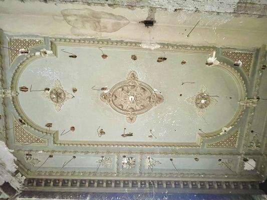 Stuckdecke Salon Obergeschoss 