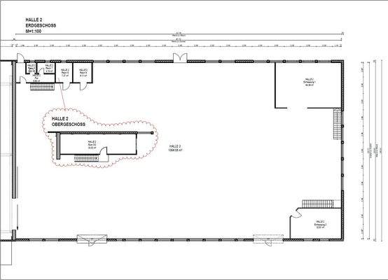 Grundriss Halle 2