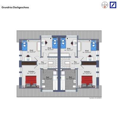 Grundriss Dachgeschoss