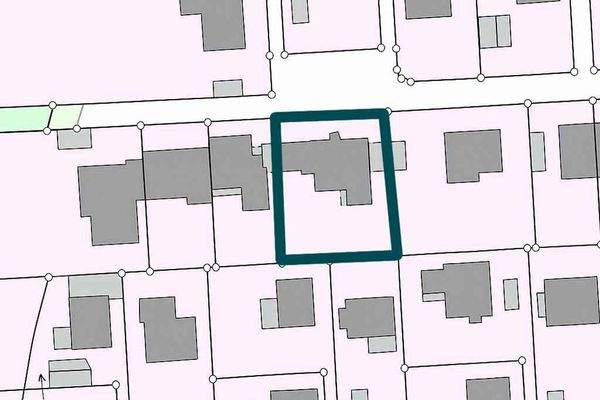 Lageplan hervorgehoben