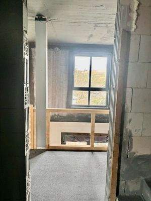 Schlafen+Scheibe stattGeländer