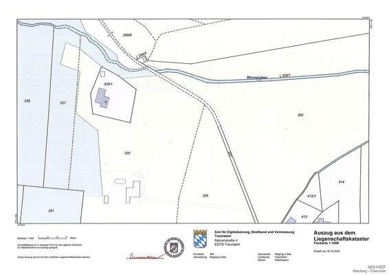 Flurkarte Waging am See