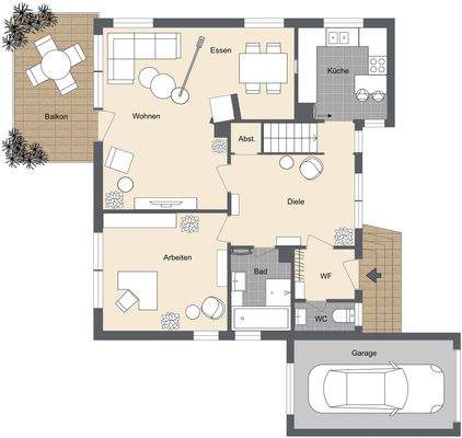 Grundriss Erdgeschoss