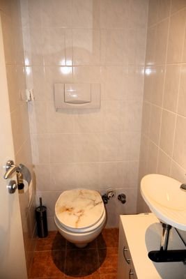 Toilette getrennt