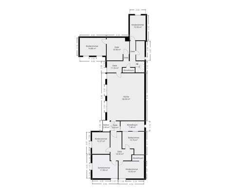 Grundriss Skizze 1.OG