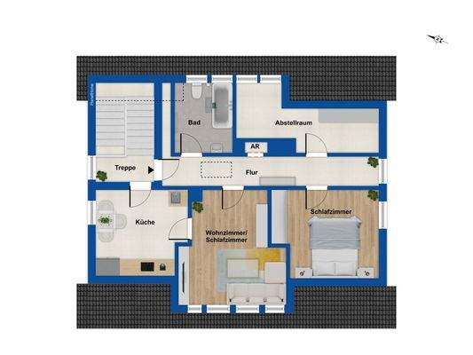 Grundriss - Dachgeschoss