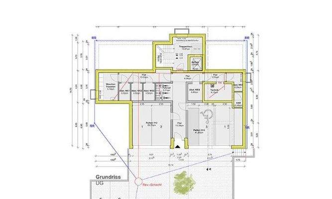 Bauzeichnungen , parken, keller, 22
