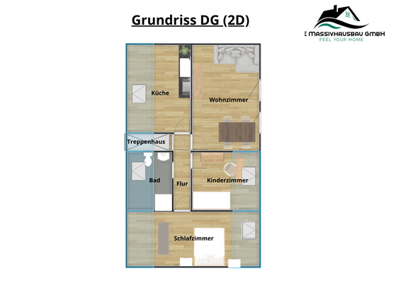 Grundriss DG 2D
