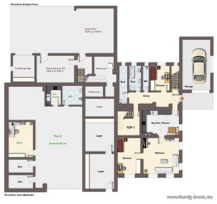 Grundriss EG ohne Maßstab