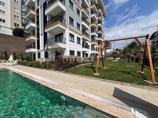 Comfy and New Flats with Hotel Concept in Alanya Avsallar